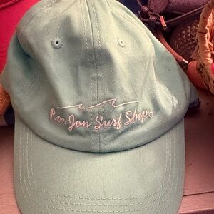 Ron Jon Surf Shop Embroidered Seafoam Baseball Cap